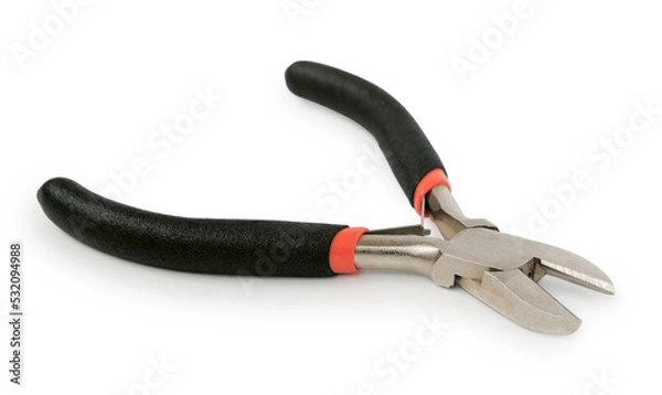 Obraz Side cutters isolated on white background