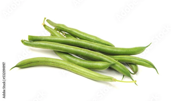 Obraz String beans isolated on white