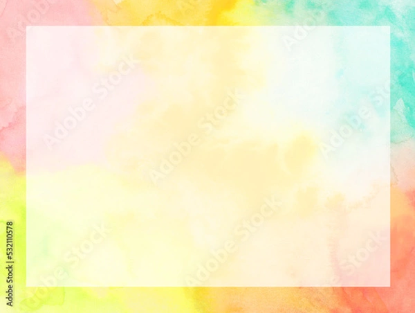 Obraz 水彩塗りつぶしテクスチャ背景