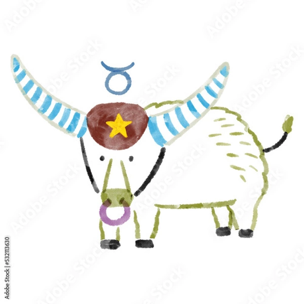 Obraz 牡牛座のイラスト