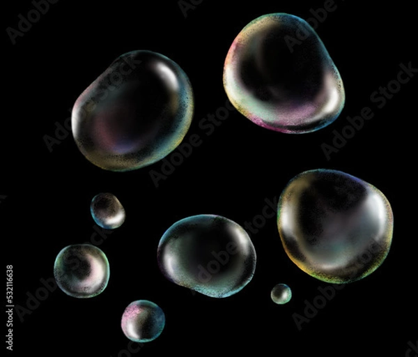 Obraz シャボン玉　イメージ素材