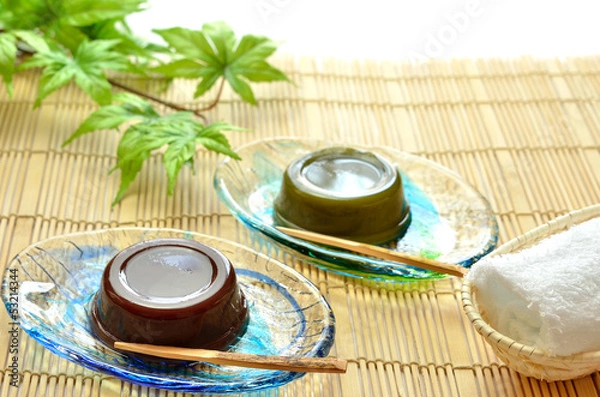 Obraz ２種類の水羊羹