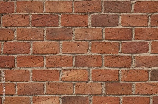 Obraz Red bricks wall background.