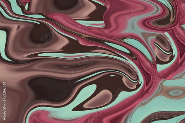 Fototapeta Abstract Colorful fluid background closeup. Highly textured. High quality details. Liquid forms an abstract background, perfect for wallpaper etc.