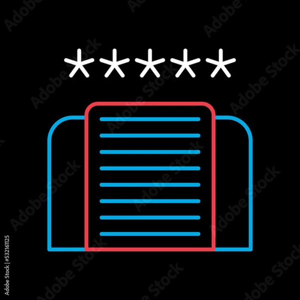 Fototapeta Five star hotel vector icon