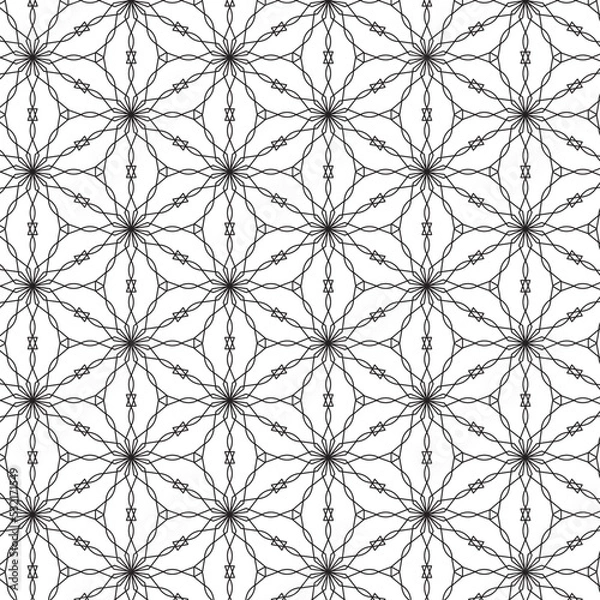Fototapeta Seamless pattern. Geometric patterns. Background, texture, ornament