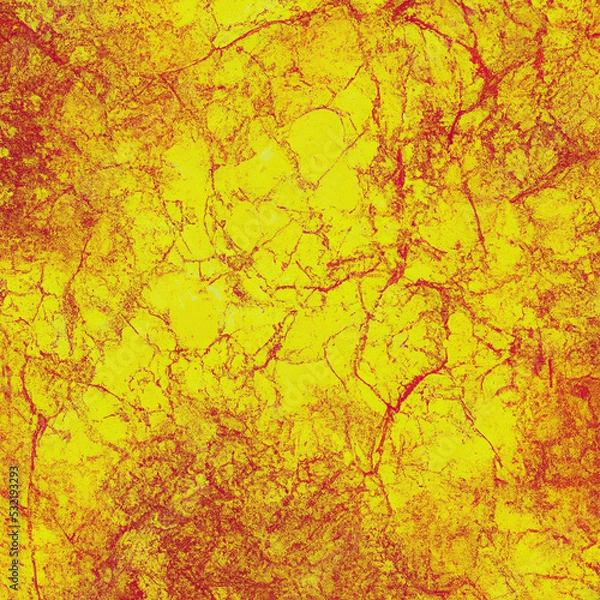 Obraz Abstract organic lines wallpaper background illustration autumn colors honey shapes tree leaves, branches and roots earth texture stone