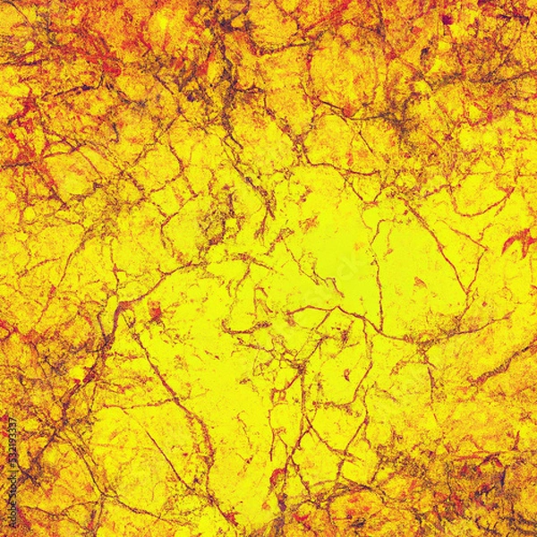 Obraz Abstract organic lines wallpaper background illustration autumn colors honey shapes tree leaves, branches and roots earth texture stone