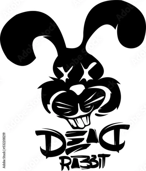 Fototapeta dead rabbit