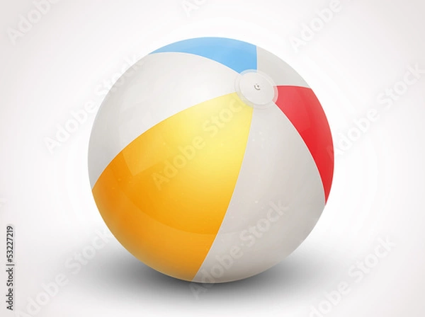 Fototapeta beach ball vector illustration