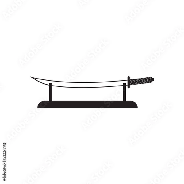 Obraz katana sword icon