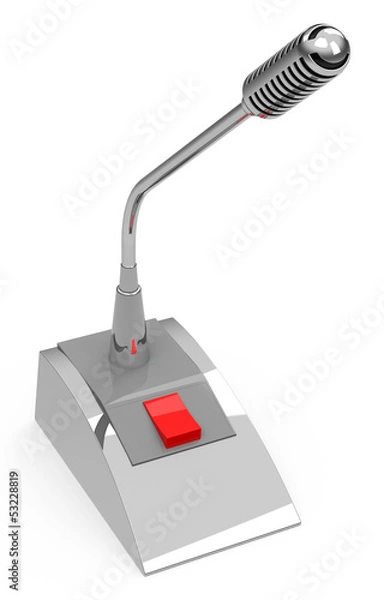 Fototapeta Die Durchsage