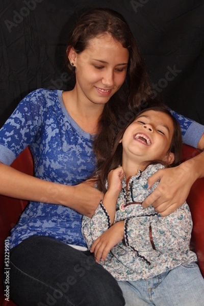 Obraz Happy Alaska Native Sisters