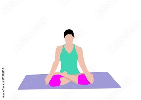 Obraz woman doing exercise