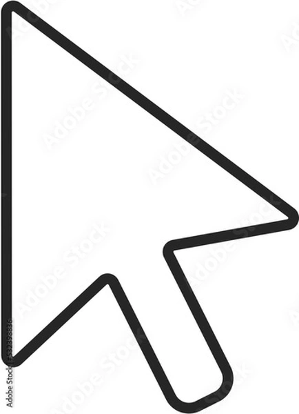 Fototapeta cursor icon vector