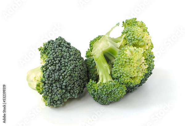 Obraz Broccoli isolated on white background