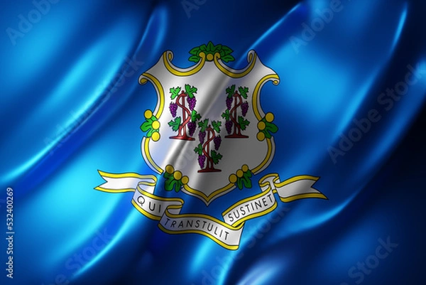 Obraz Connecticut State flag
