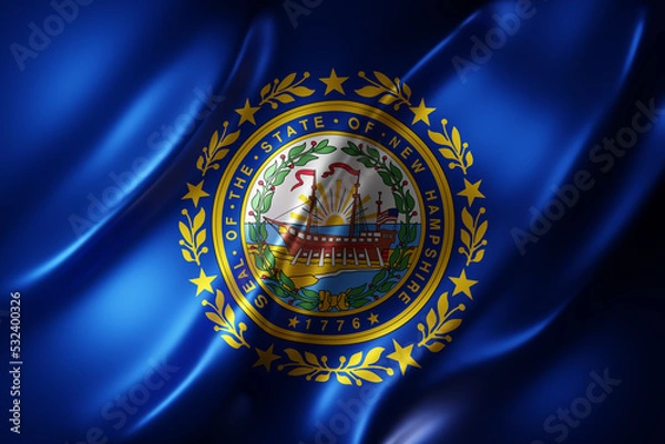 Obraz New Hampshire State flag