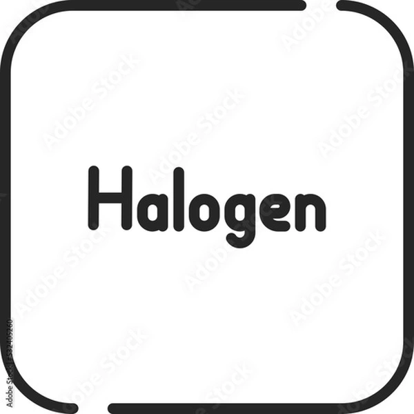 Fototapeta periodic table icon