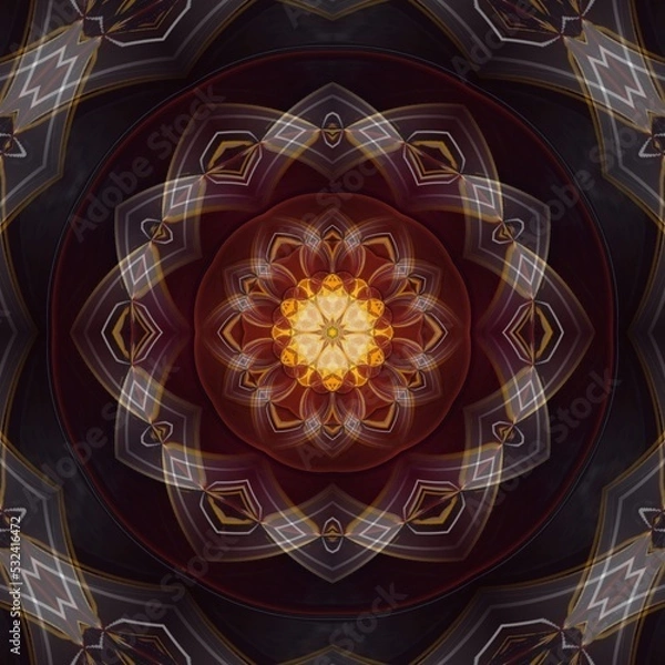 Obraz fractal background