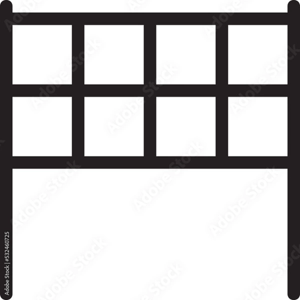 Obraz Finish Point Vector Icon