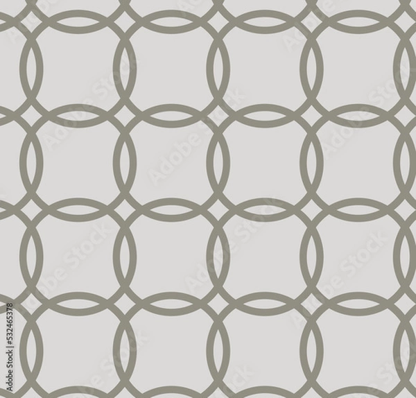 Obraz vector seamless pattern with intersecting circles