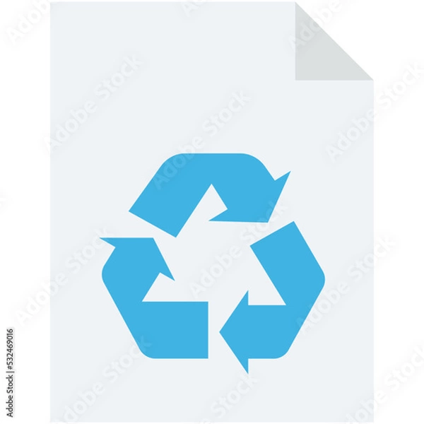 Fototapeta Recycling Vector Icon 