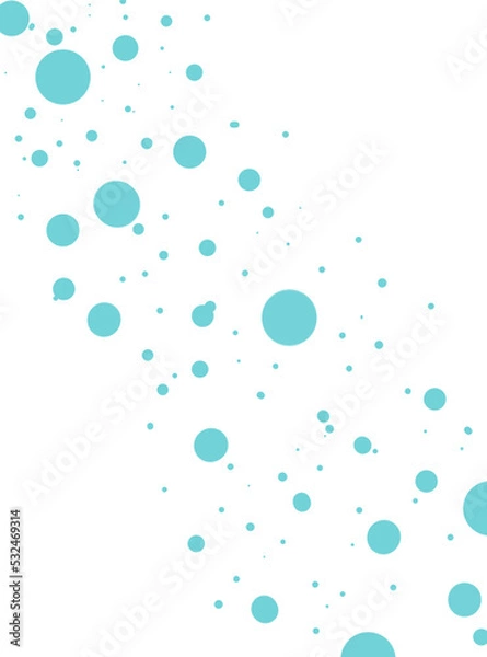 Fototapeta Blue Dot Decoration