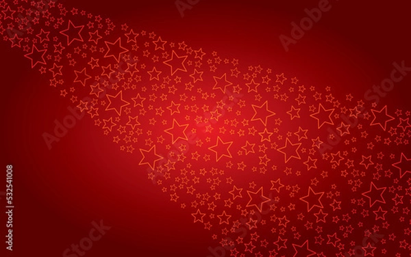 Fototapeta star pattern with red background