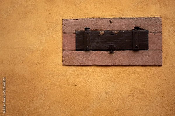 Obraz Object on the isolated yellow wall background