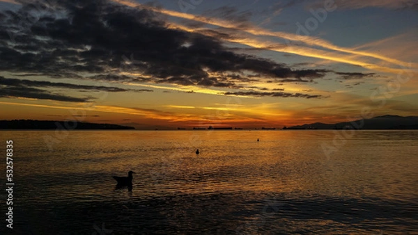 Fototapeta Vancouver sunset