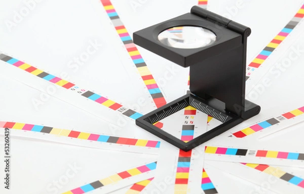 Obraz Colour management.Loupe.