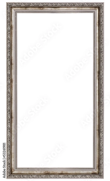 Obraz long silver frame