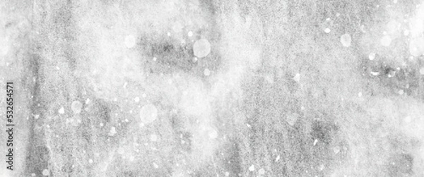 Fototapeta Abstract old cement wall painted white texture and seamless background. Silver ink and watercolor textures on white paper background. White marble background. Cement wall modern style background.