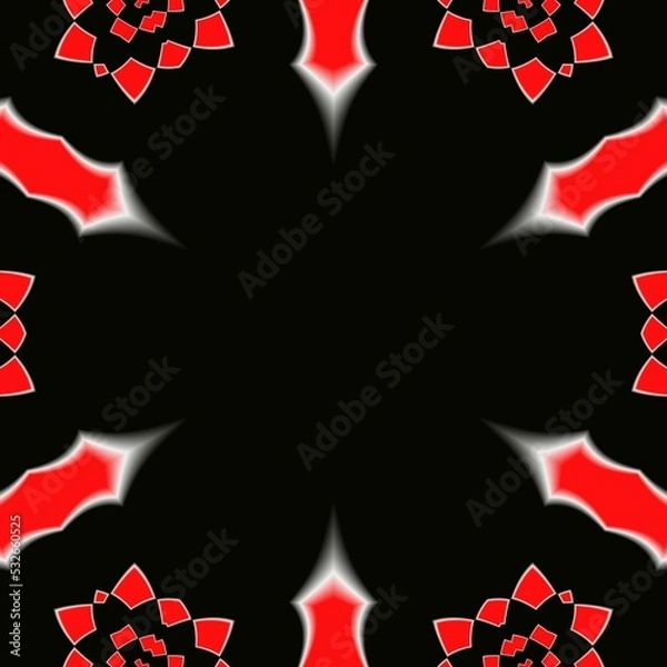 Fototapeta pattern with flowers