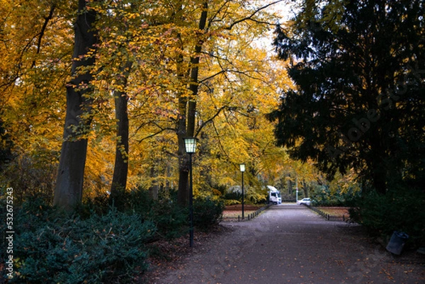 Obraz autumn park in Berlin