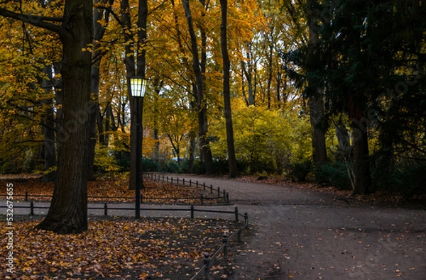 Obraz autumn park in Berlin