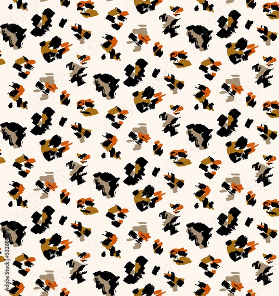 Obraz Seamless leopard pattern, animal print.