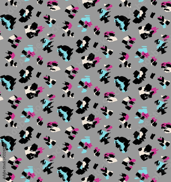 Obraz Seamless leopard pattern, animal print.