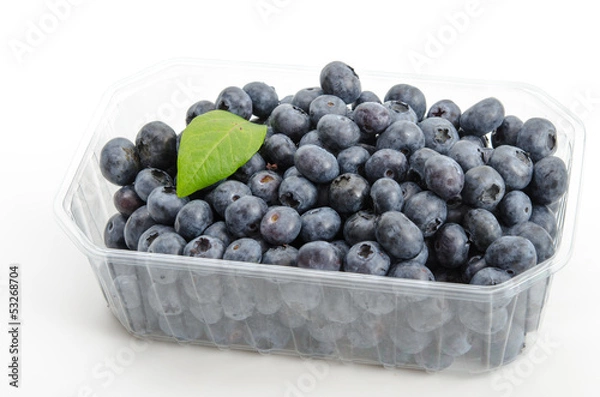 Obraz Blaubeeren im Verkaufsschälchen