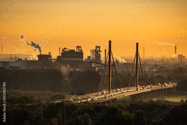 Obraz Duisburg A44, Skyline