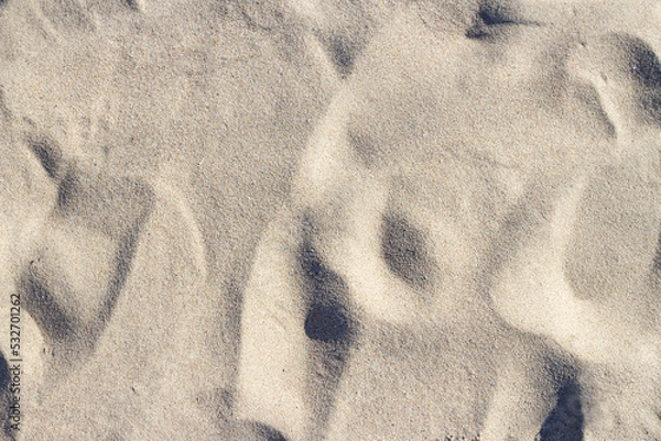 Obraz Natural texture. Sandy beach, sand texture