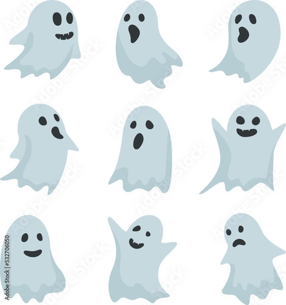 Obraz set of halloween monsters