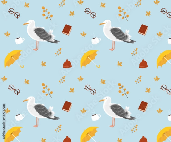 Obraz seamless pattern with birds