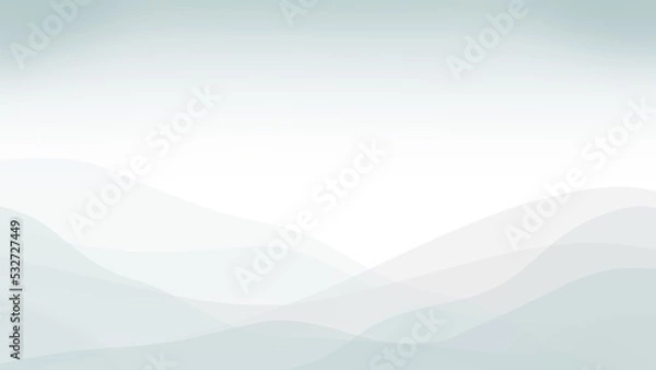 Obraz Abstract White Background with waves
