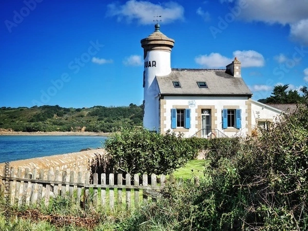 Obraz Un phare en Bretagne, France