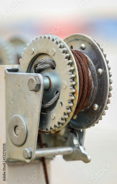 Obraz gears on a metal