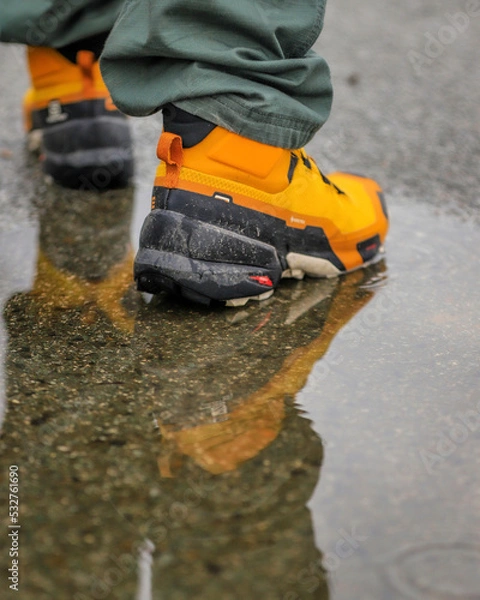 Fototapeta worker on the road