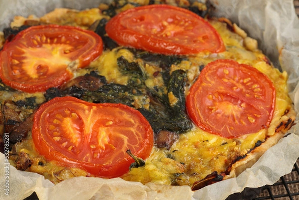 Fototapeta vegan tart