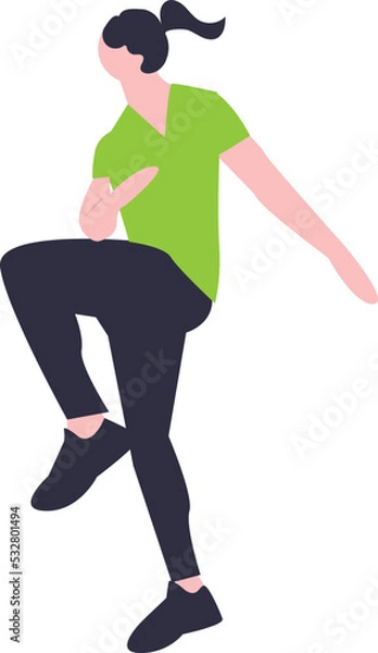 Fototapeta Girl Dancing